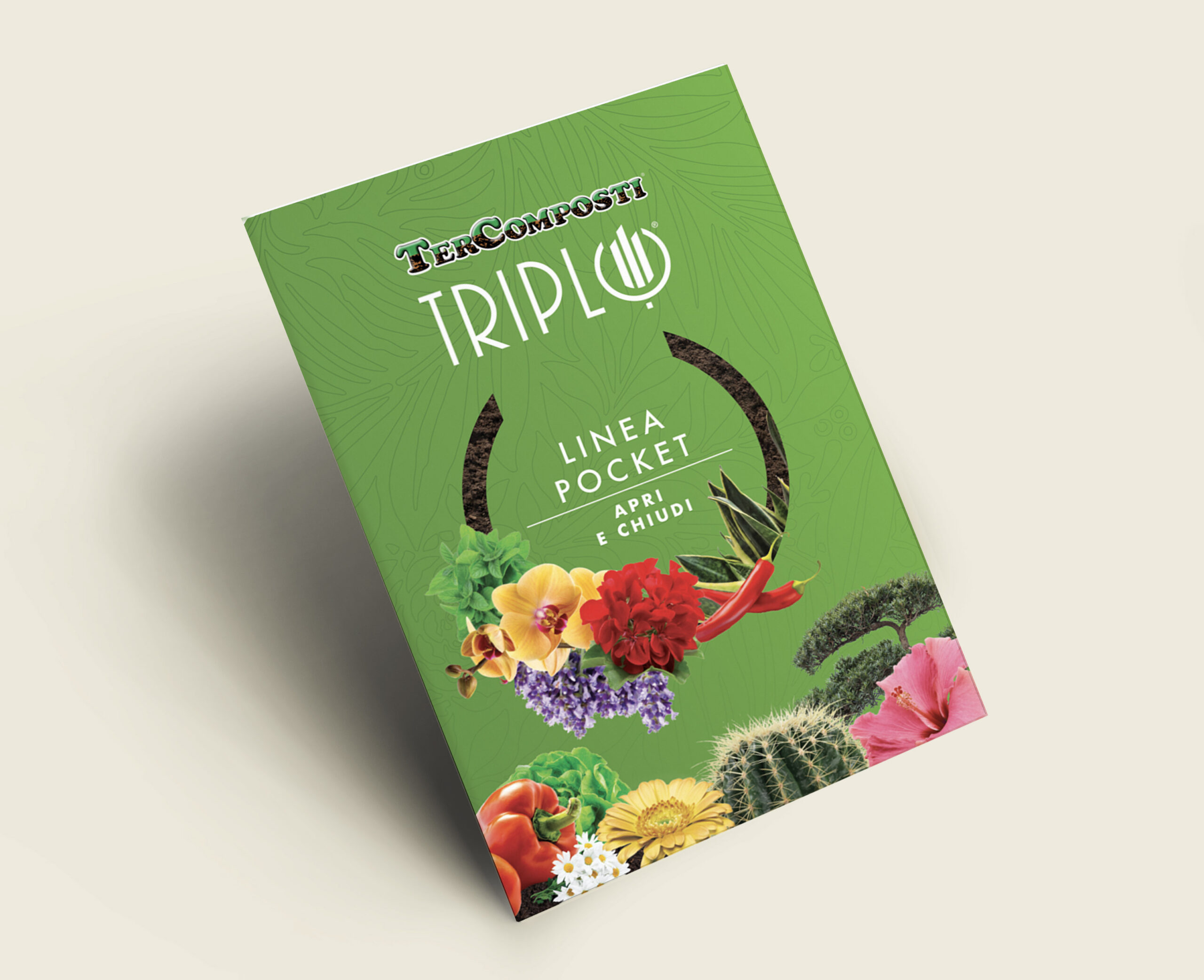 depliant tercomposti triplo linea pocket