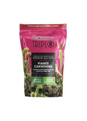terriccio formato pocket piante carnivore